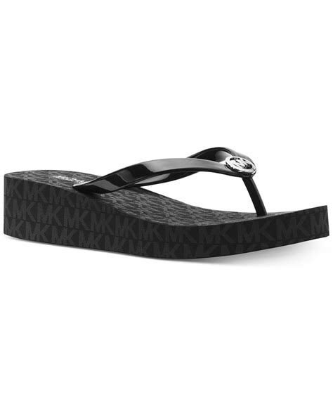 michael kors platform flip flops.